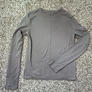 Athleta Brown Long Sleeve Top
